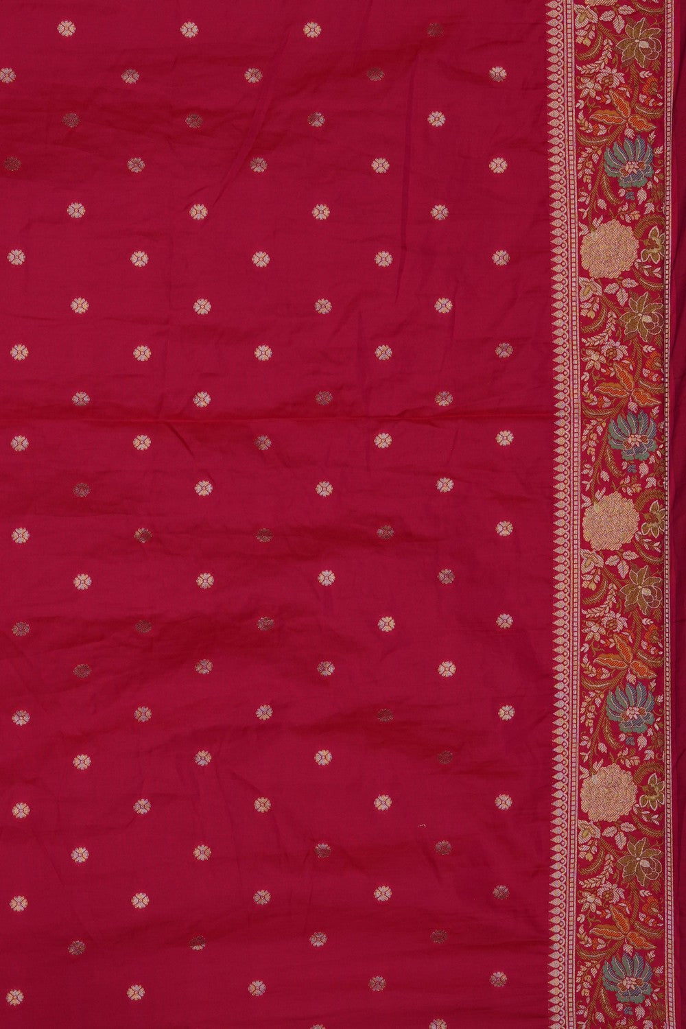 Image of Violet Bandhani Saree