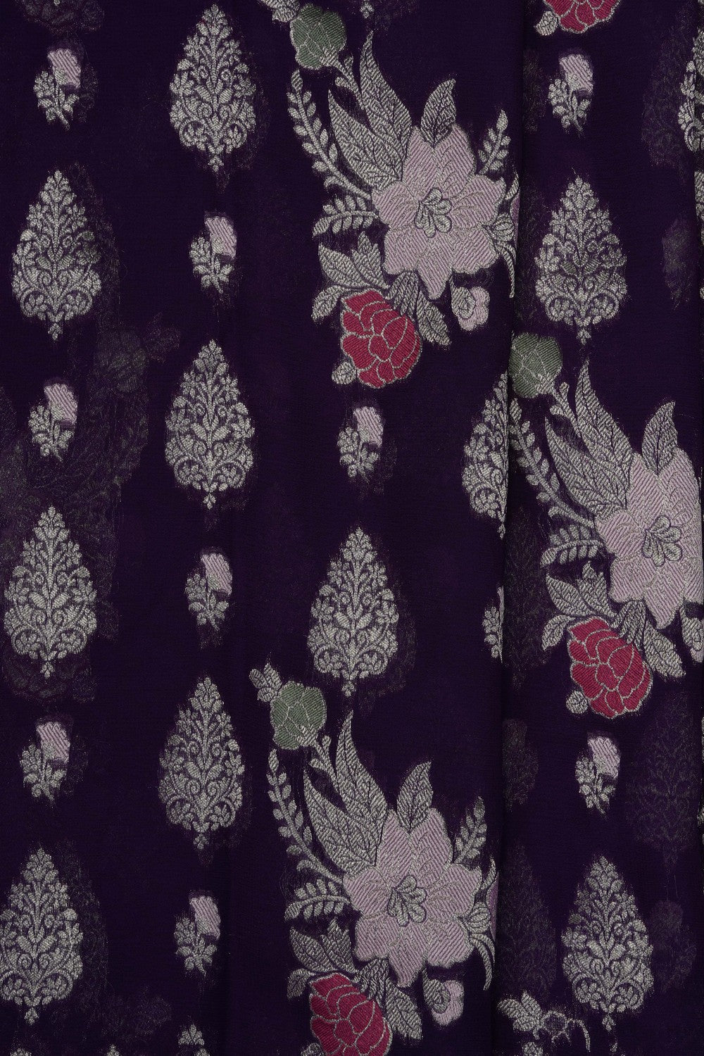 Image of Violet Georgette Saree