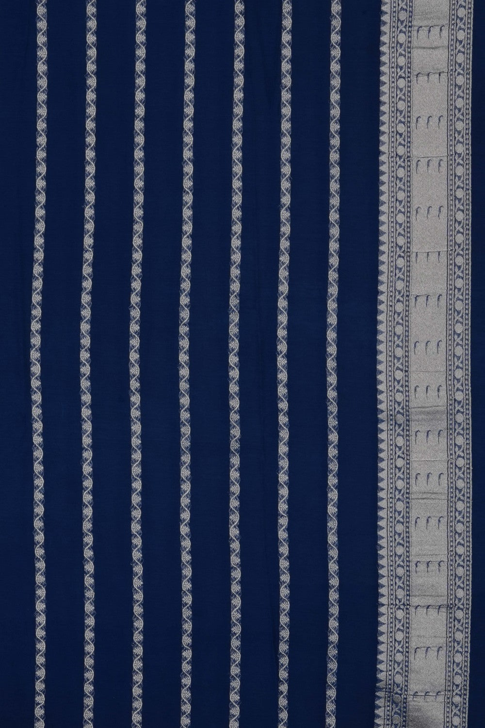Image of Blue Georgette Saree