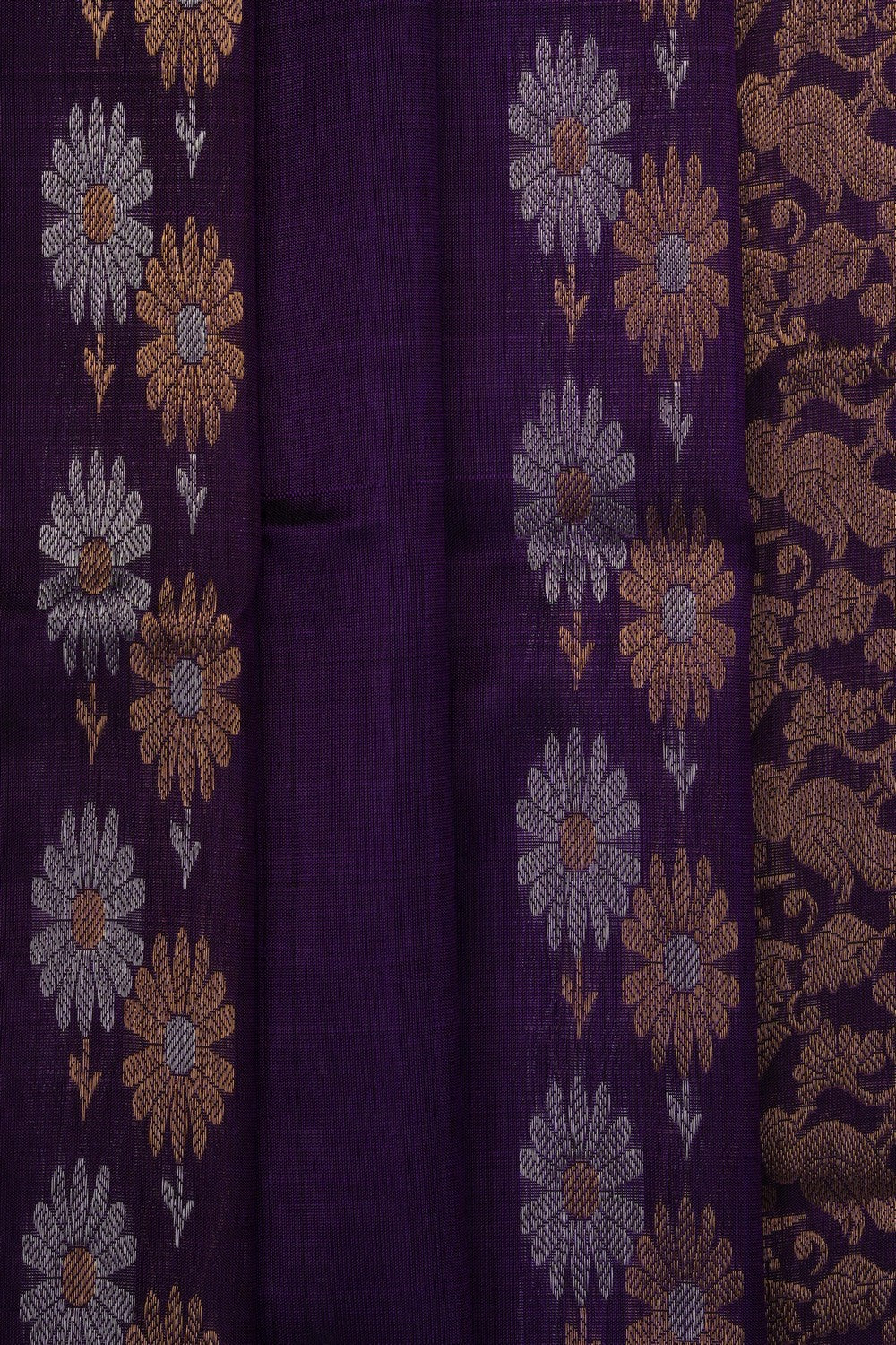 Image of Violet Uppada Silk Saree