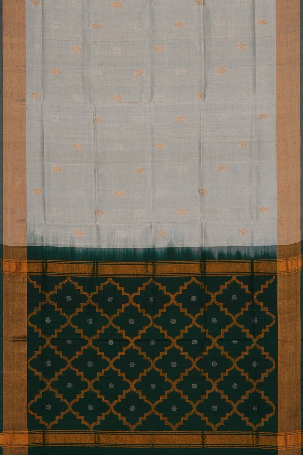 Image of Off-White Uppada Silk Saree