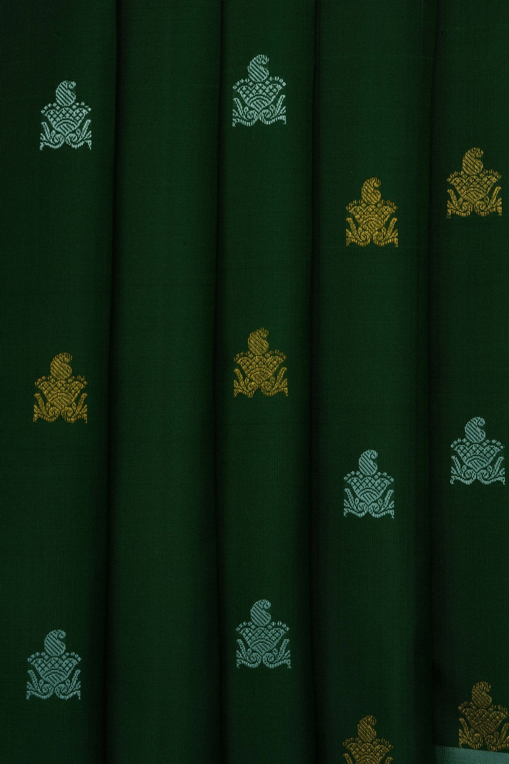 Image of Green Kanchipattu Saree