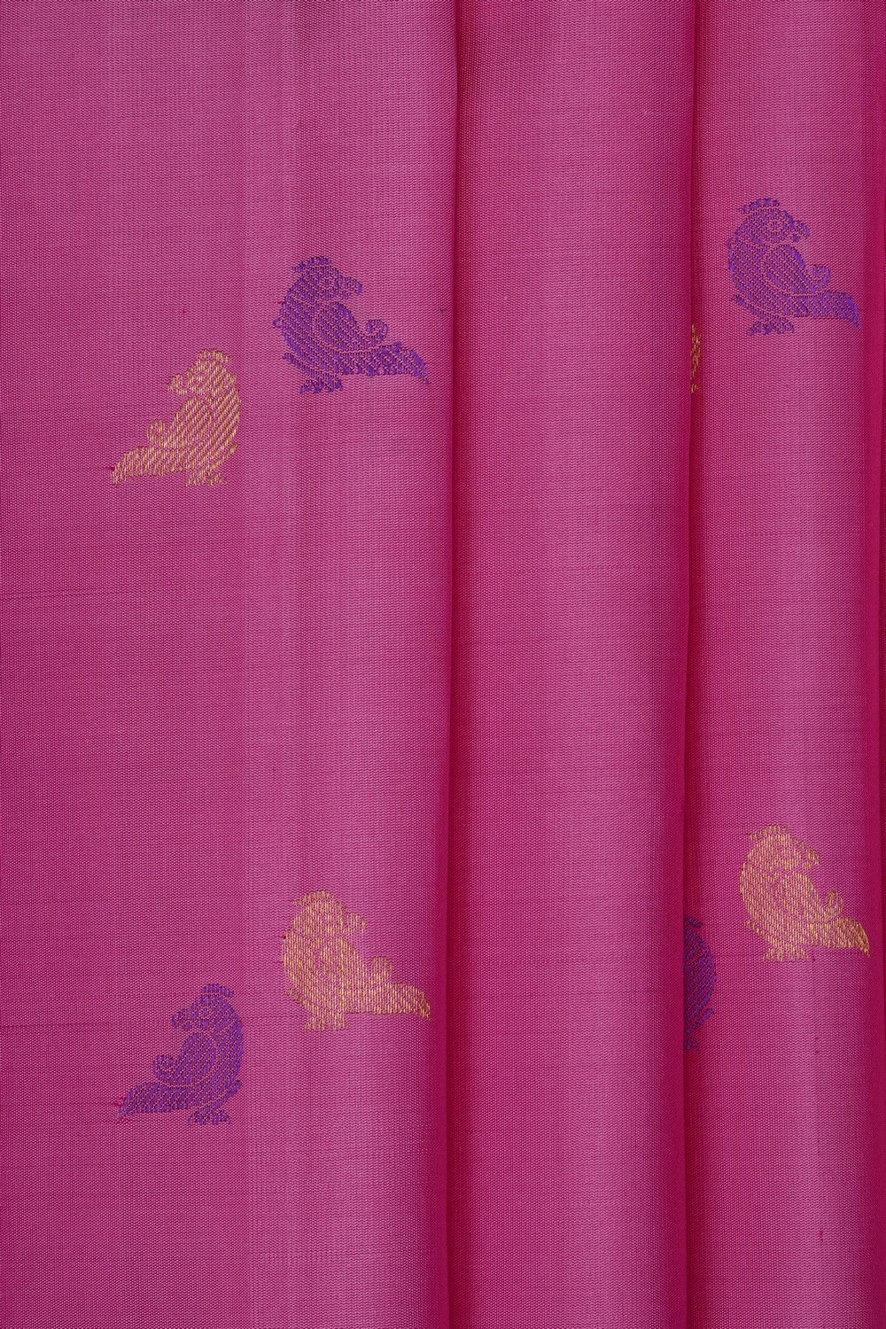 Image of Lotus Pink Kanchipattu Saree