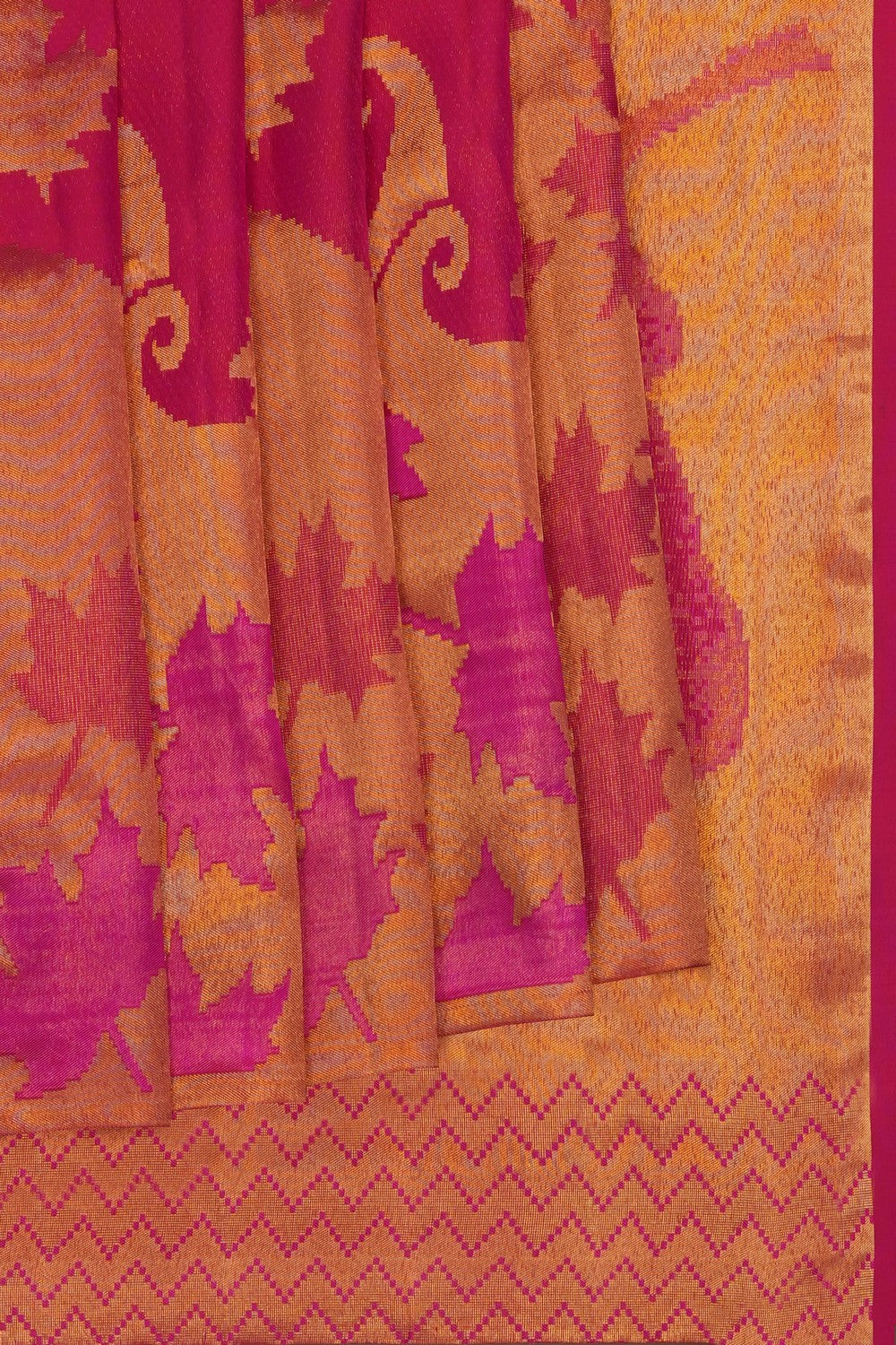 Image of Pink Kanchipattu Brocade Saree