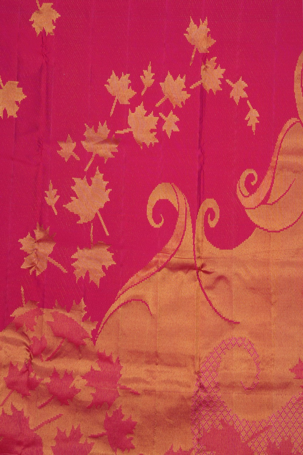 Image of Pink Kanchipattu Brocade Saree