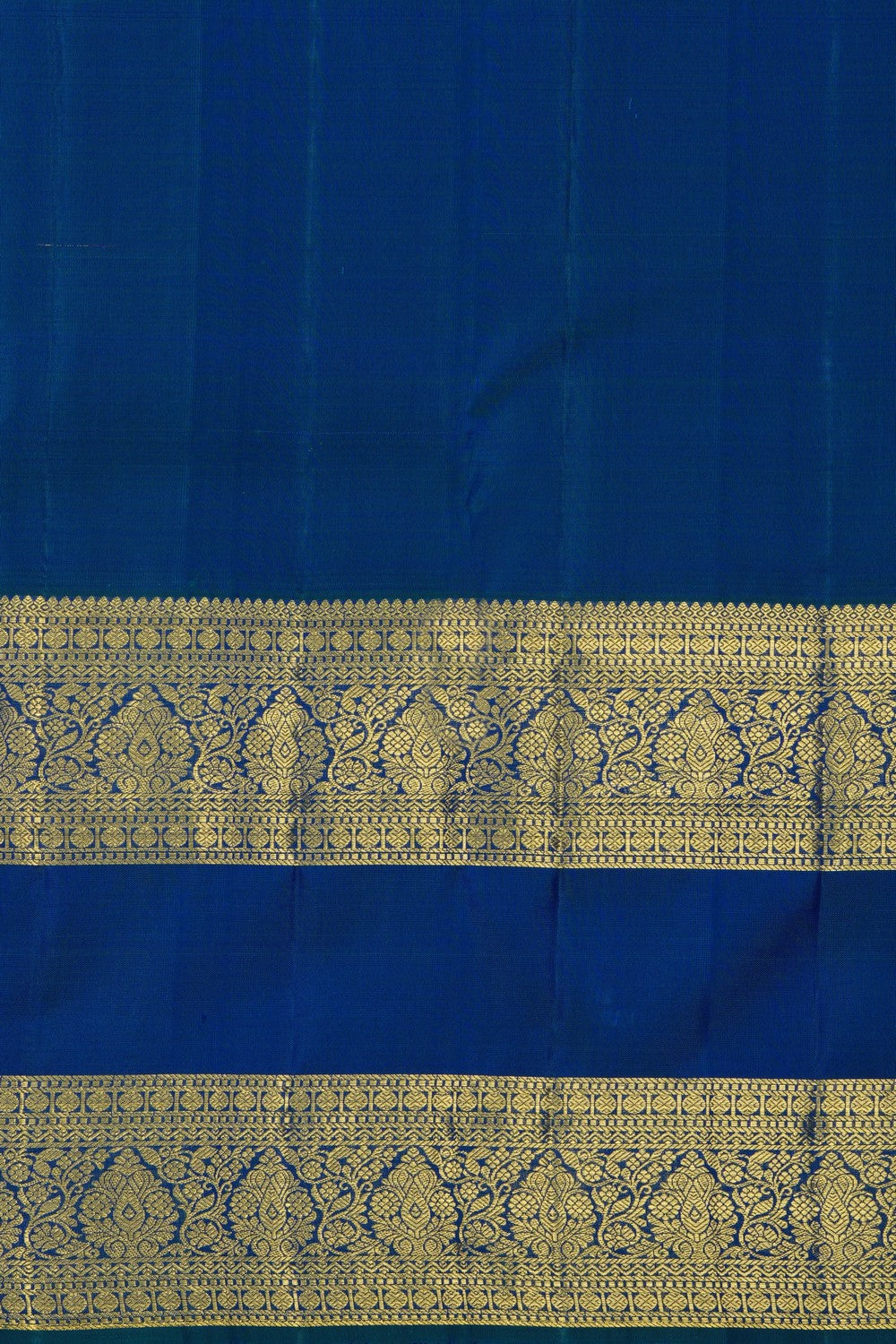 Image of Purple Kanchi Silk Kattam Saree