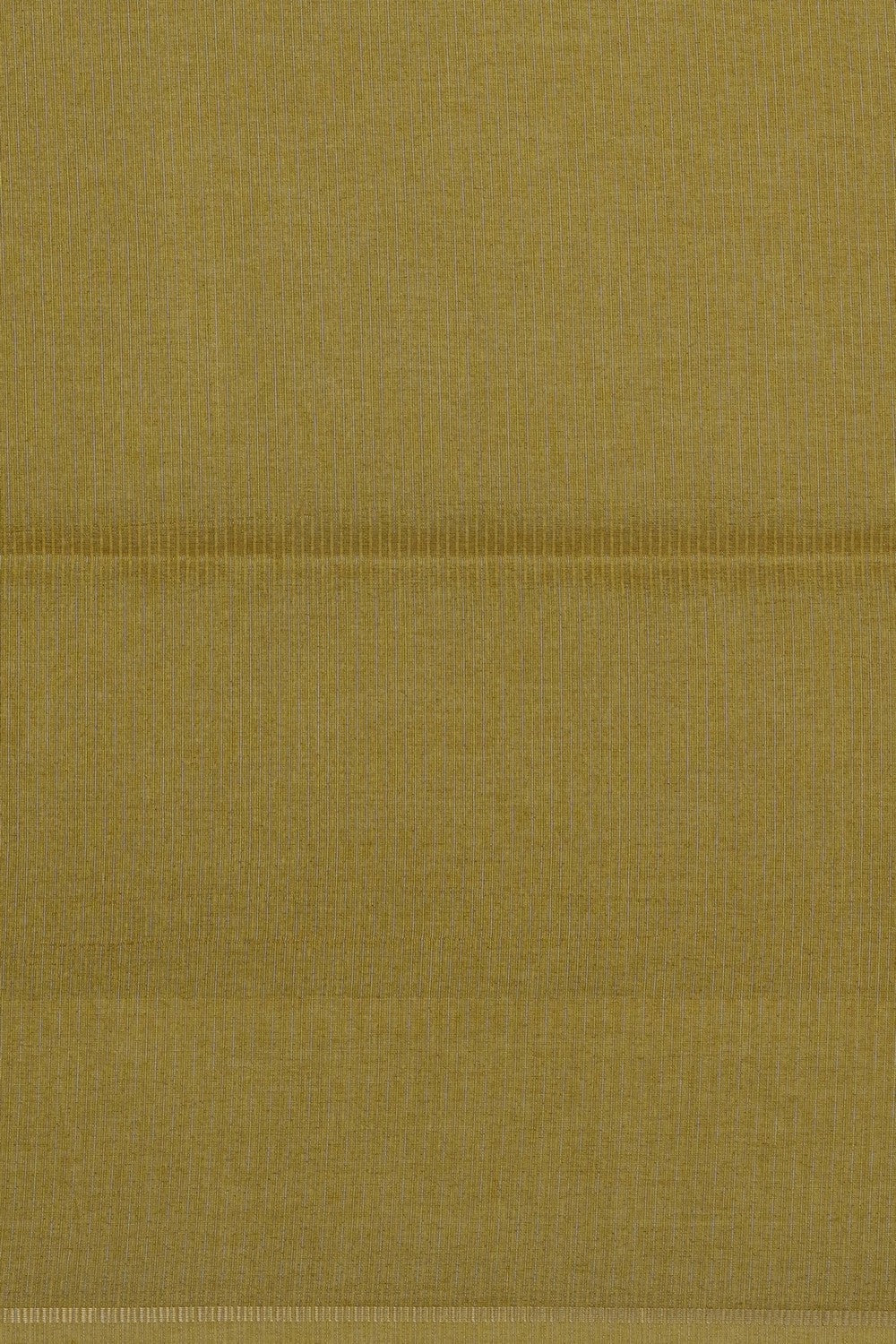 Image of Yellow Tussar Silk Embroidery Saree