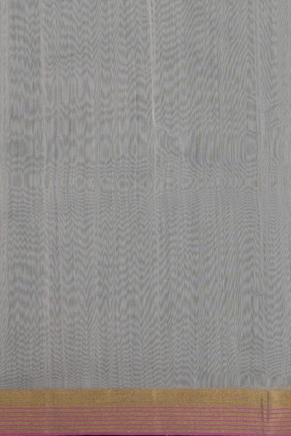 Image of Off-White Chanderi Silk Cotton Saree