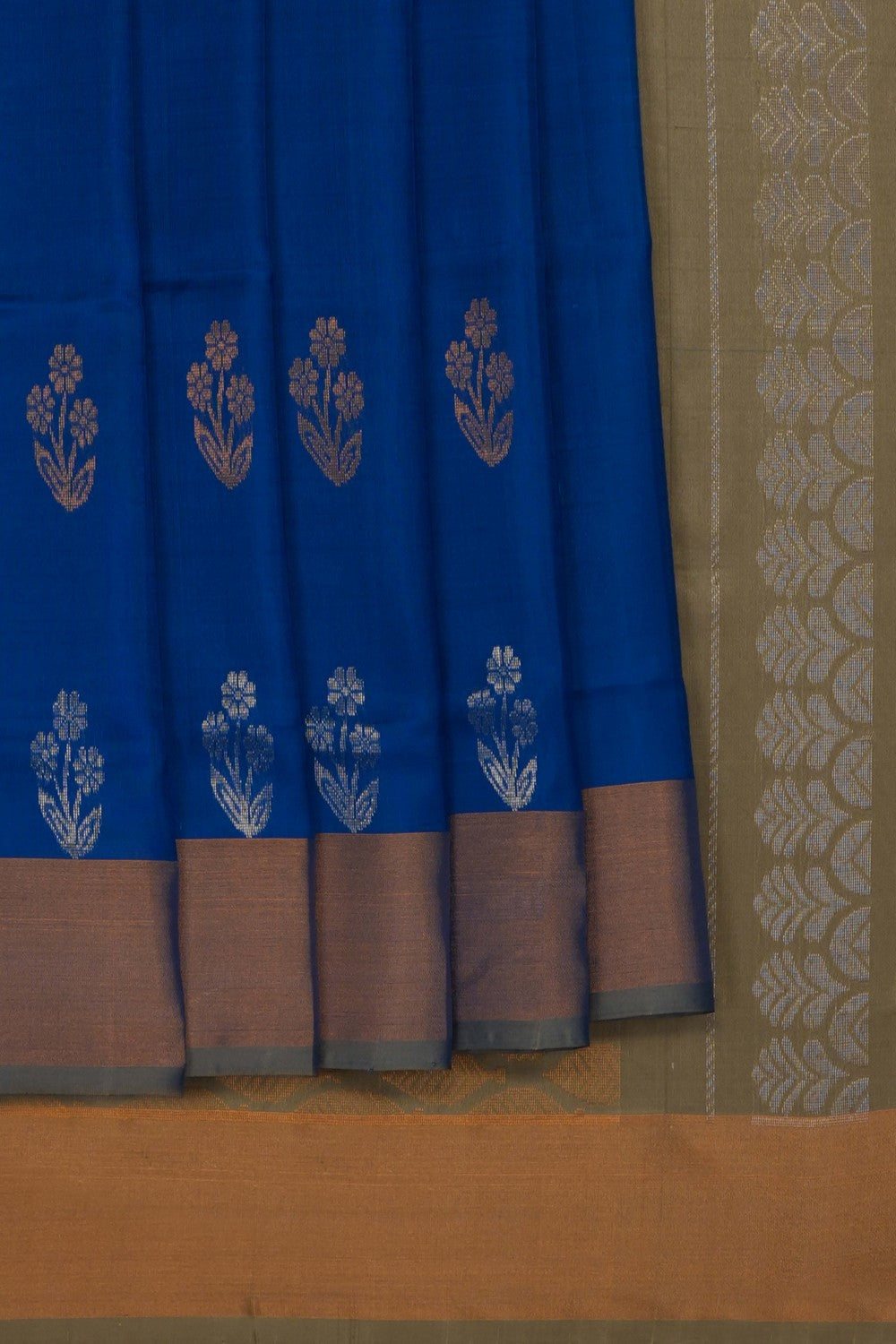 Image of Blue Uppada Silk Saree