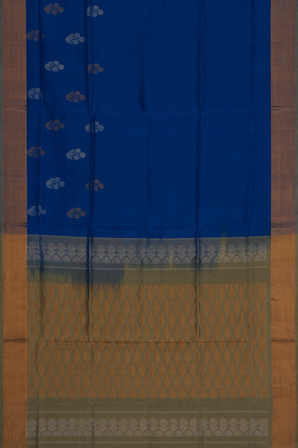 Image of Blue Uppada Silk Saree