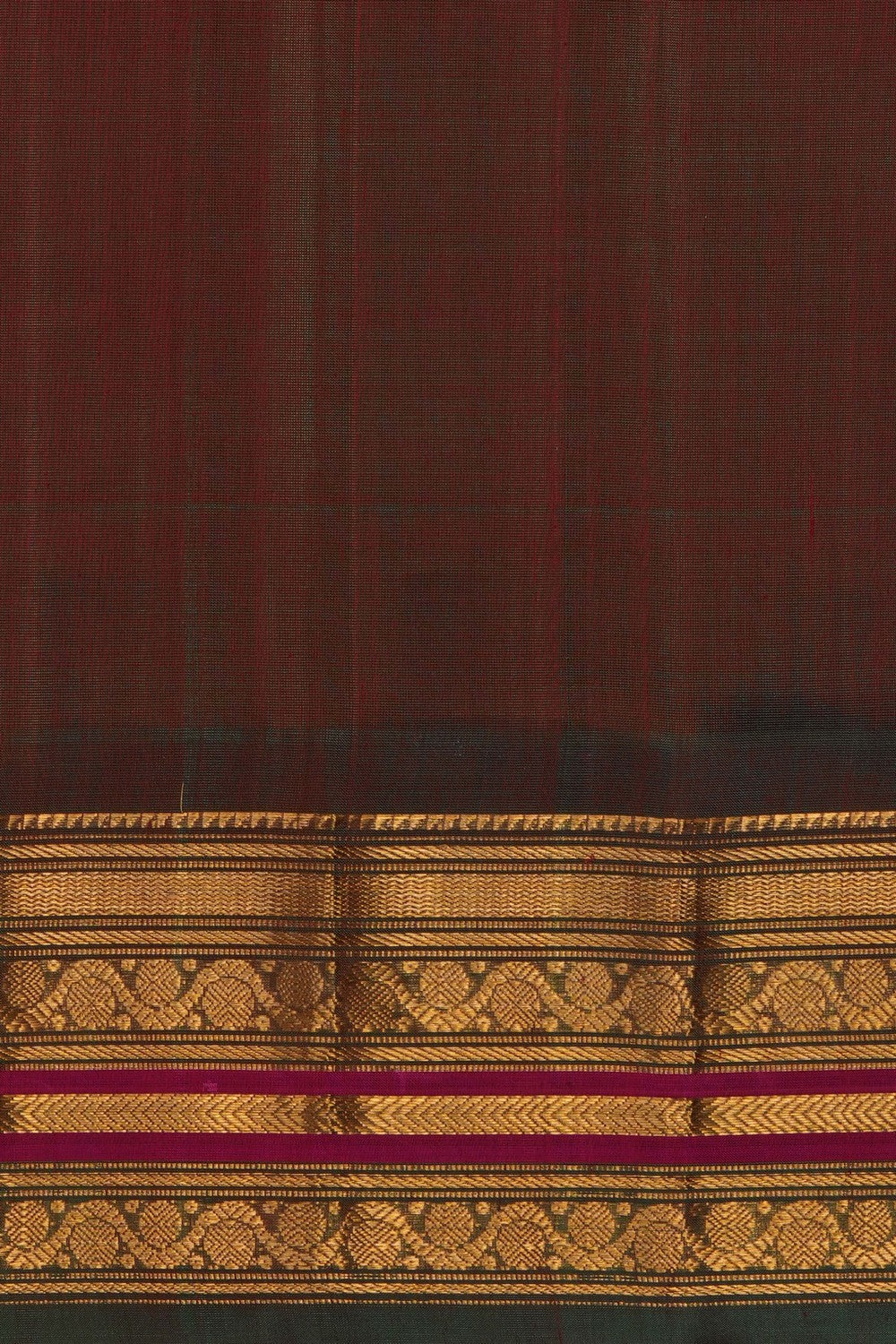 Image of Pink Gadwal Silk Cotton Saree