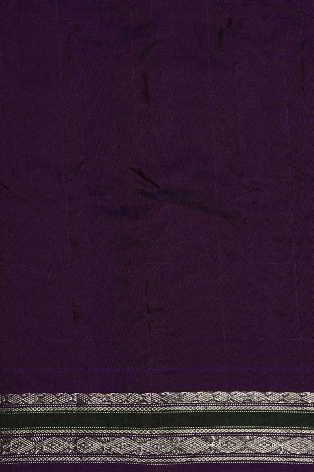 Image of Lavender-Pink Gadwal Silk Saree