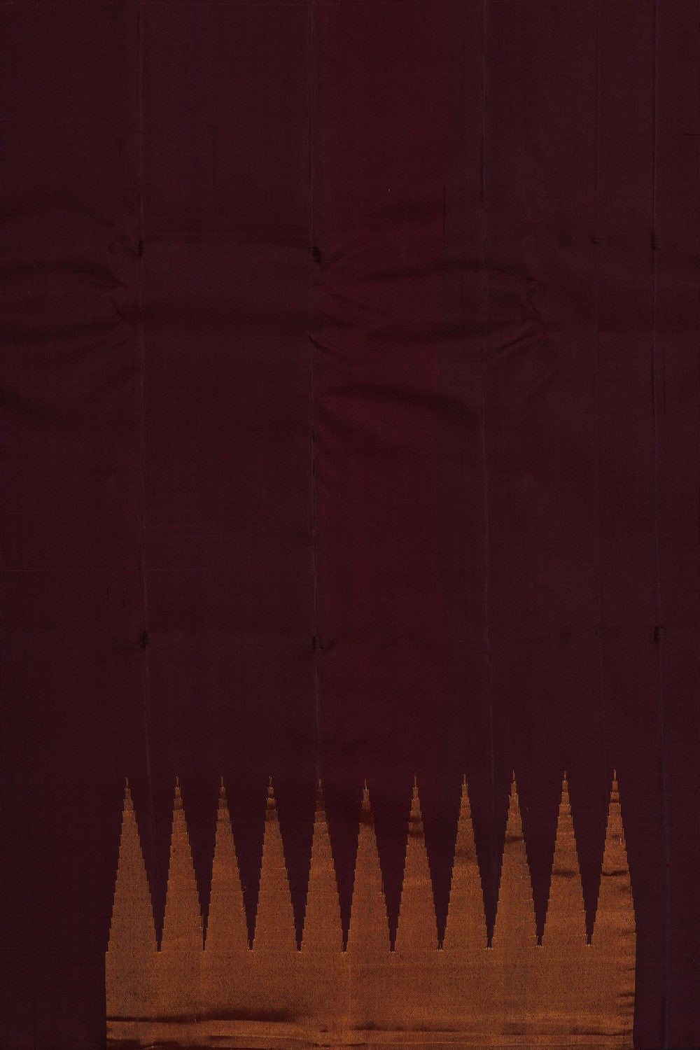 Image of Maroon Gadwal Silk Saree