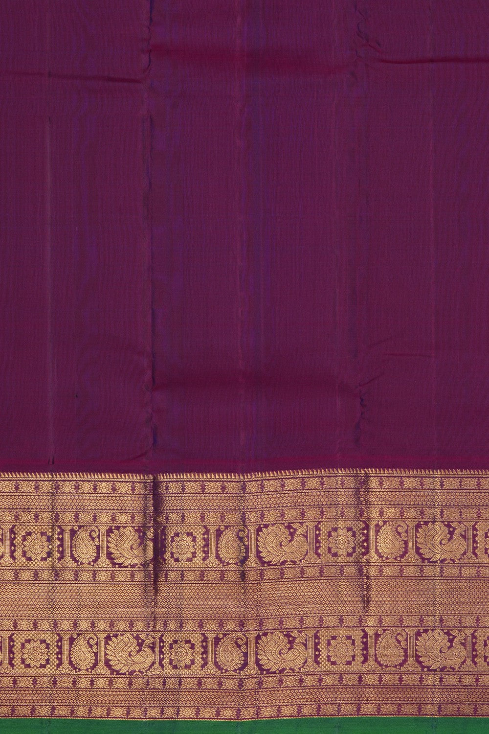 Image of Purple Gadwal Silk Saree