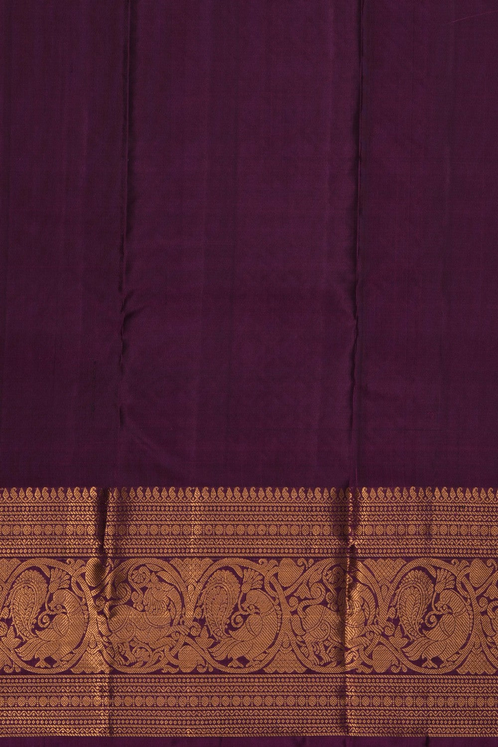 Image of Green Gadwal Silk Saree