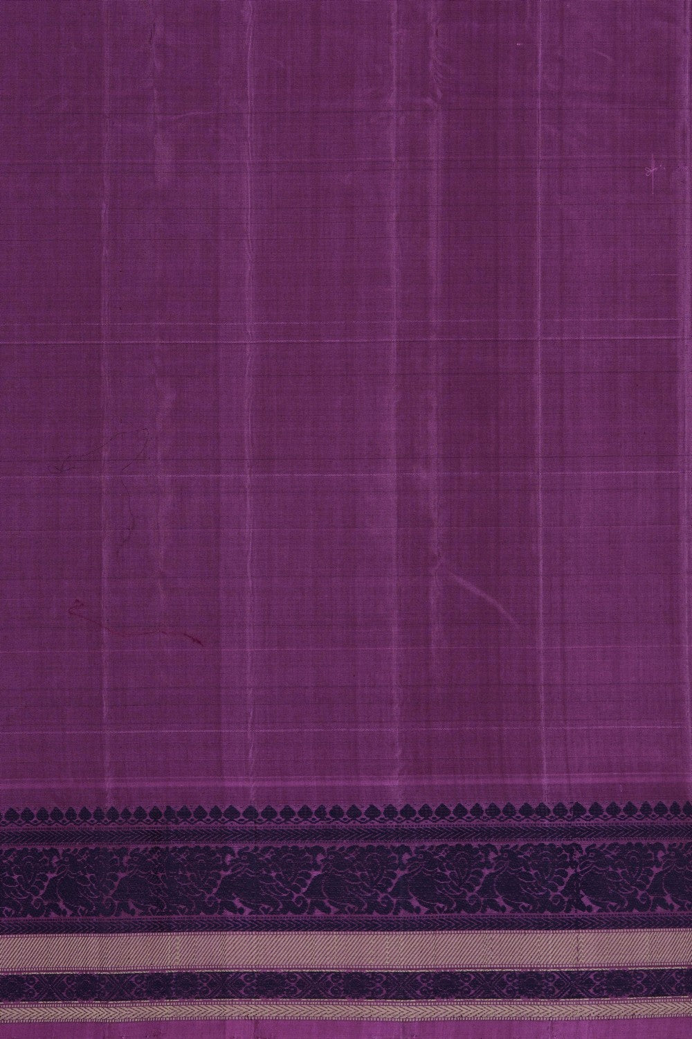 Image of Violet Gadwal Silk Cotton Saree