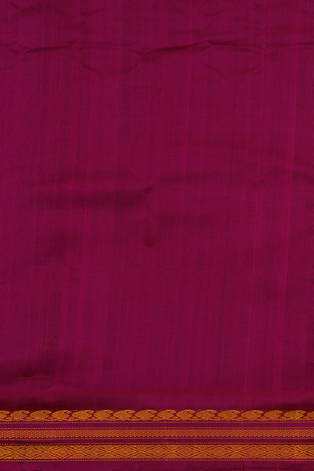 Image of Magenta Gadwal Cotton Saree