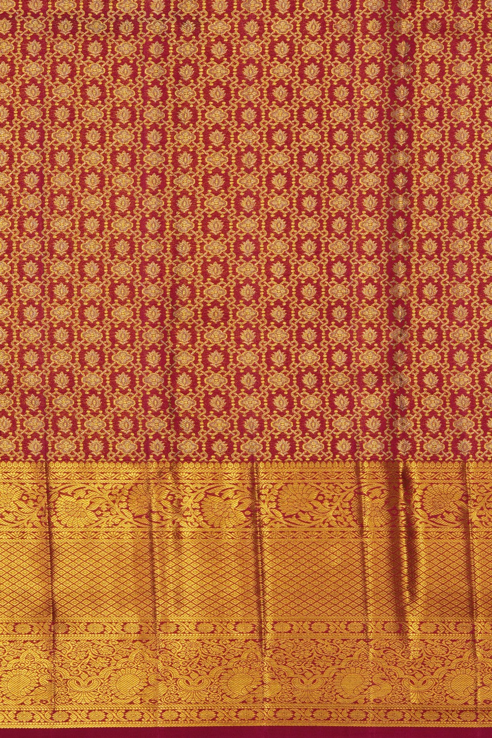 Image of Pink Kanchipattu Brocade Saree