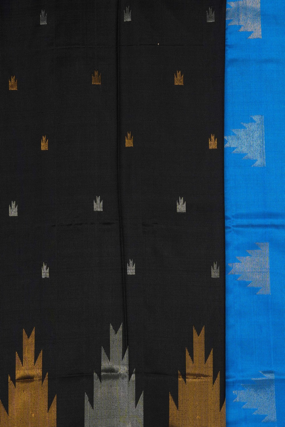 Image of Black Uppada Silk Saree