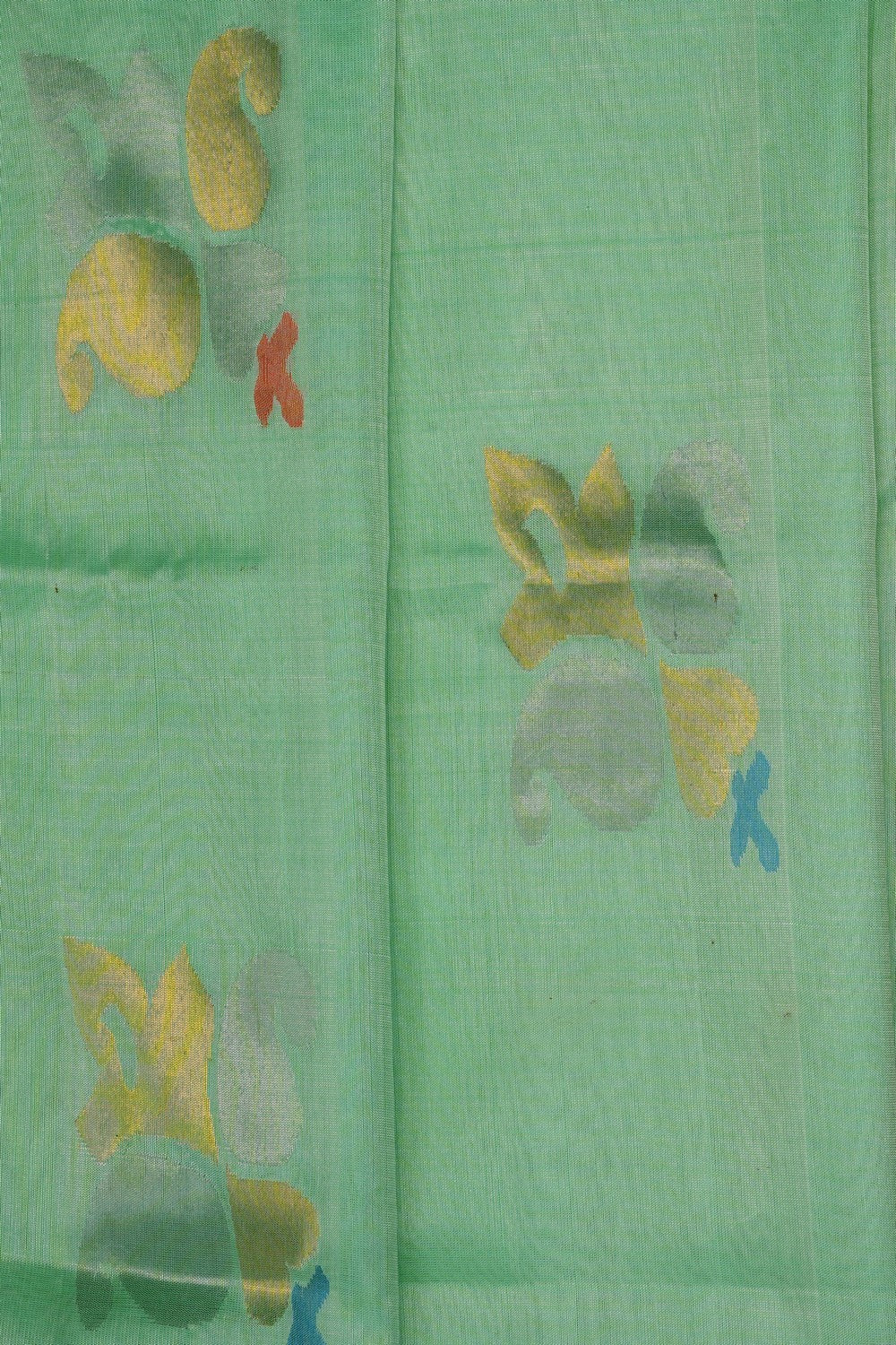Image of Mint Green Uppada Silk Saree