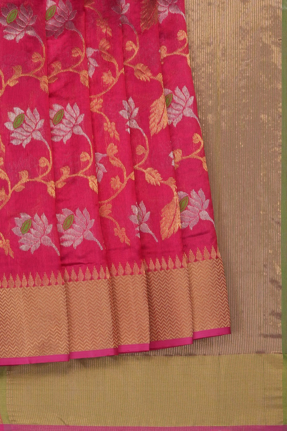 Image of Pink Chanderi Saree