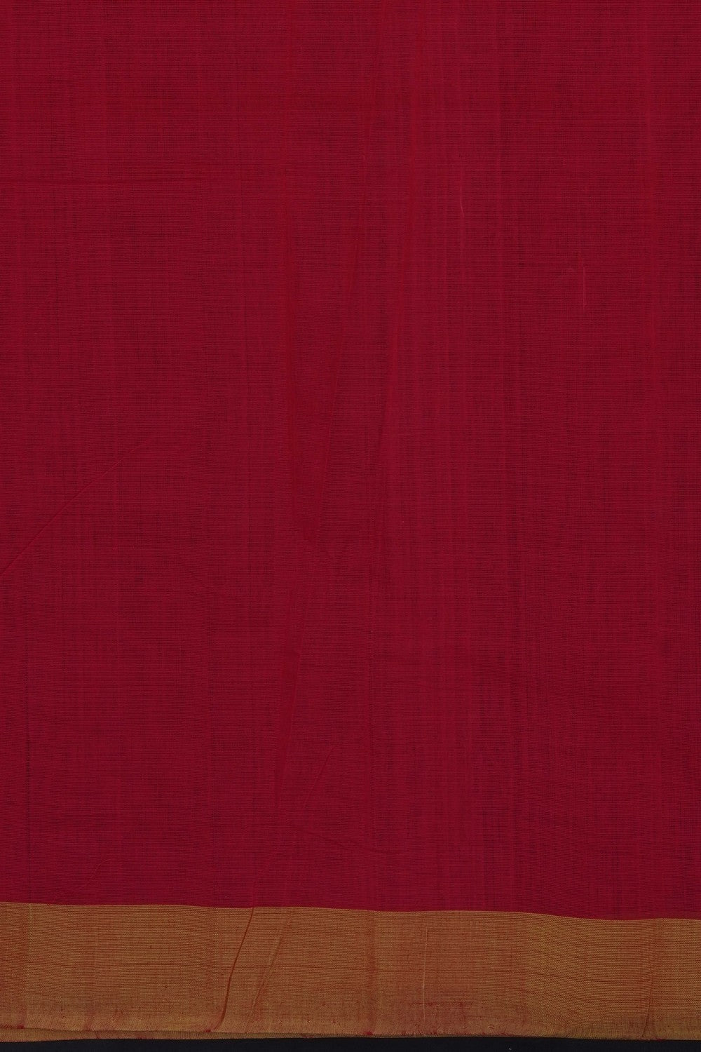 Image of Red Ponduru Cotton Saree