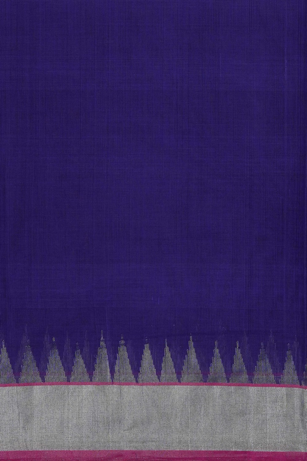 Image of Royal Purple Ponduru Cotton Saree