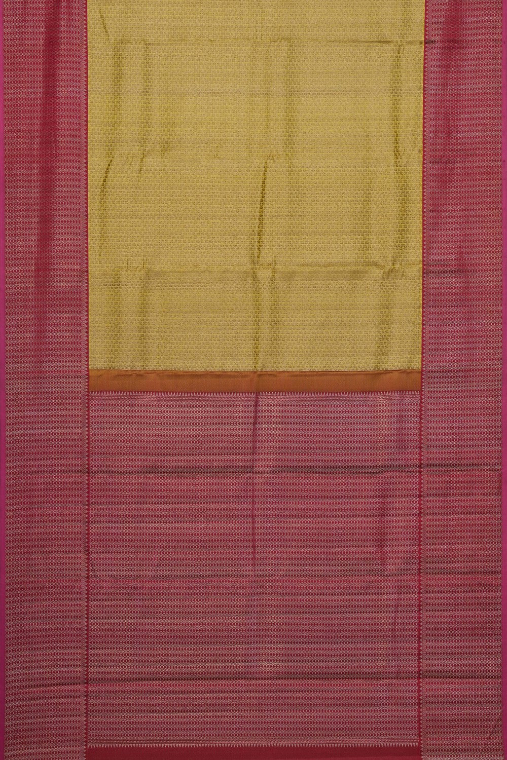 Image of Mint-Green Arani Silk Shimmering Saree