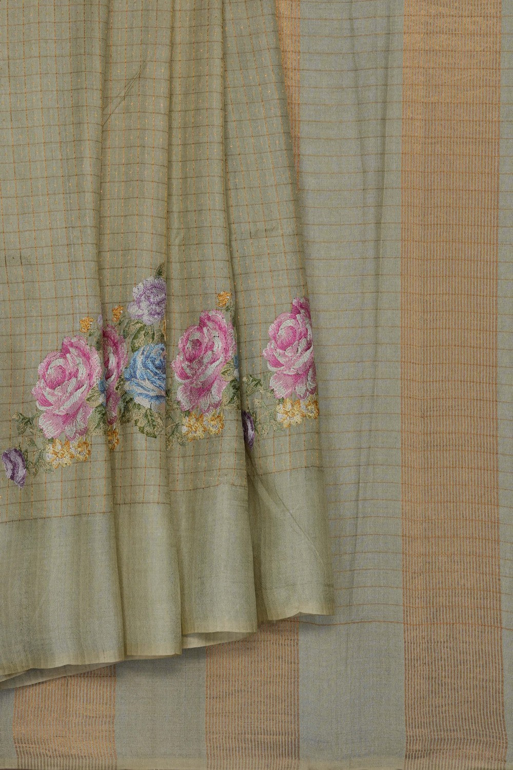 Image of tussar-silk-embroidery-saree-p-18940747