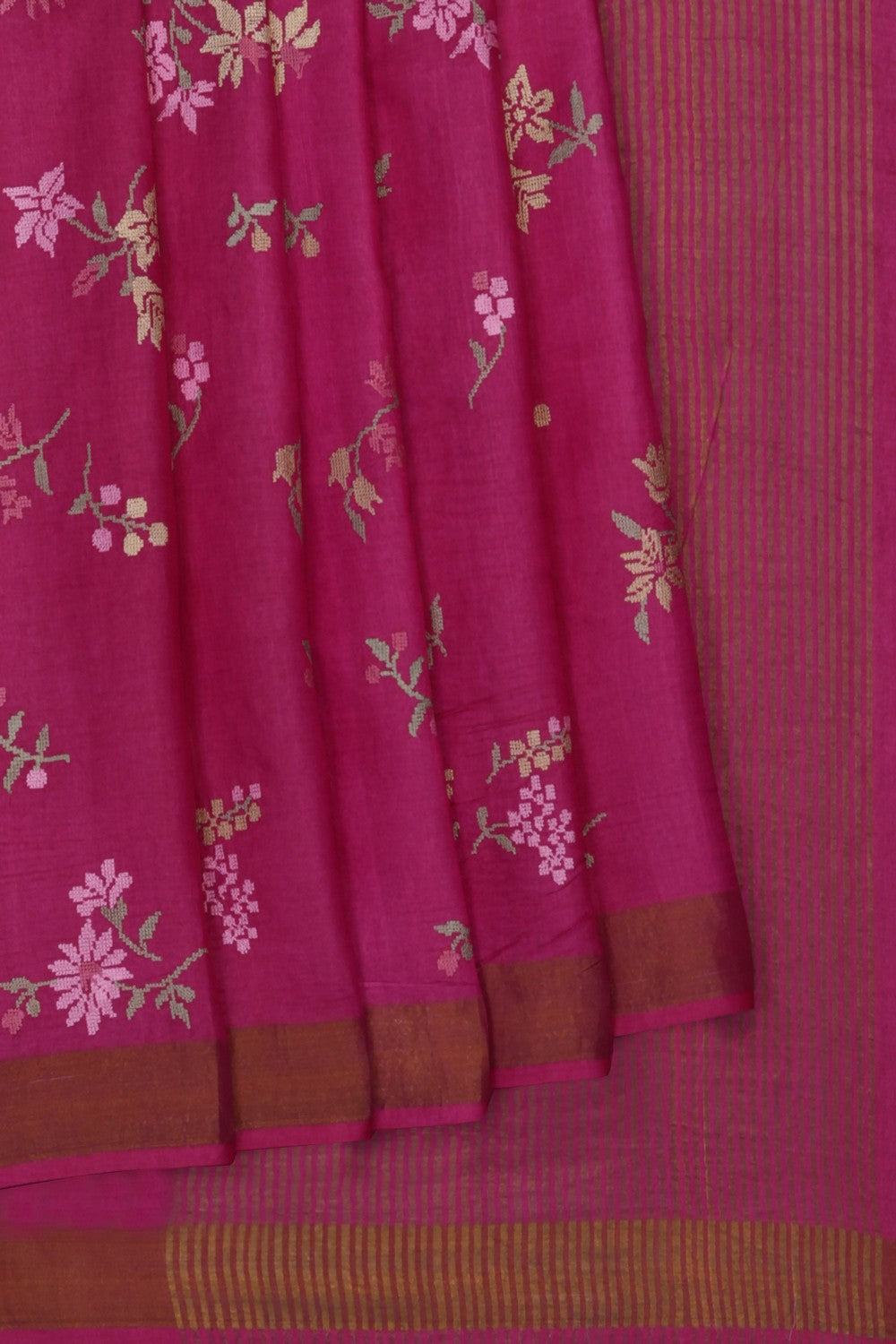 Image of tussar-silk-embroidery-saree-p-18940738