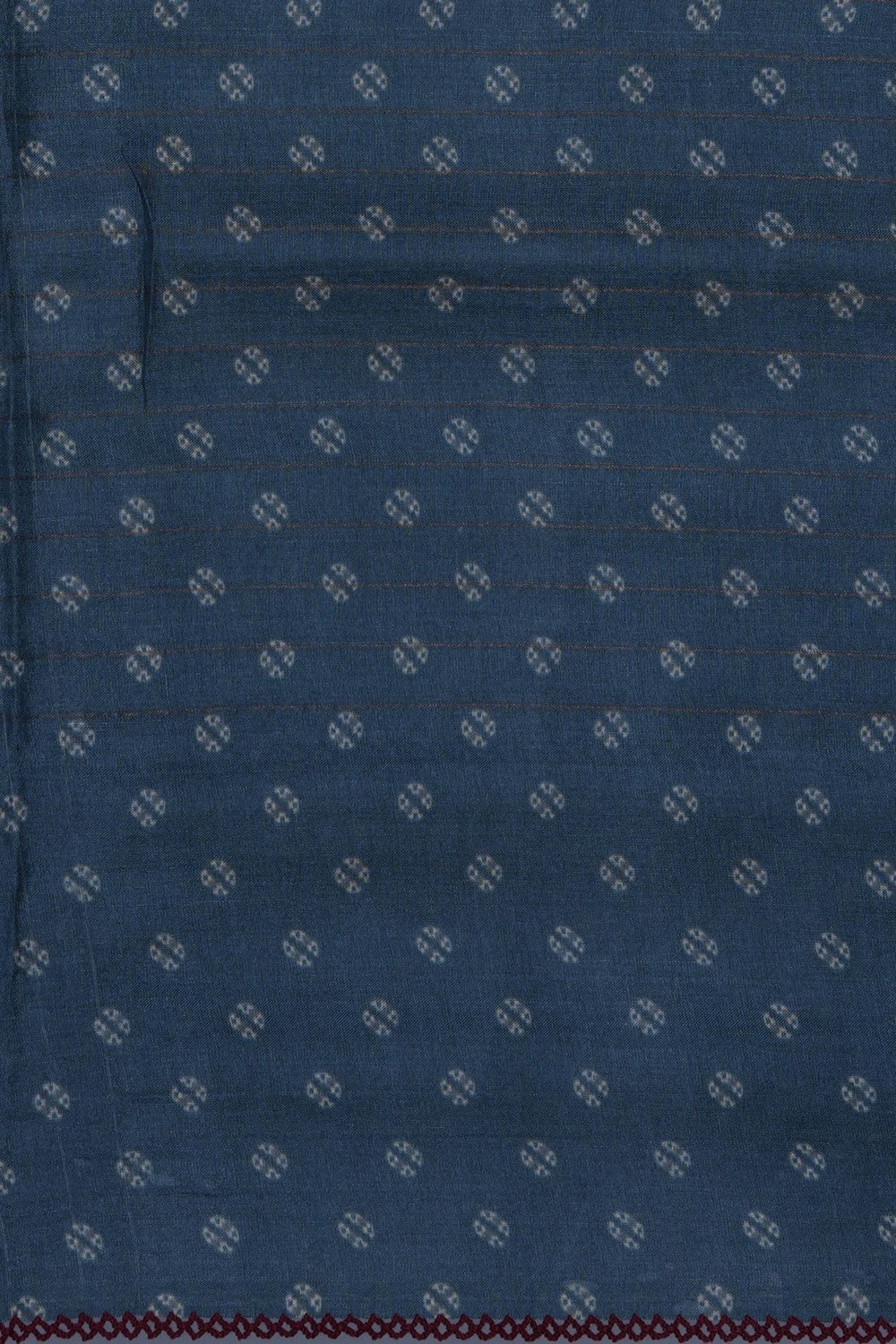 Image of Tussar Silk Embroidery Saree
