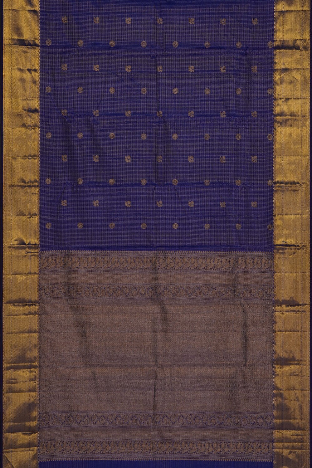 Image of Purple Arani Silk Kattam Saree
