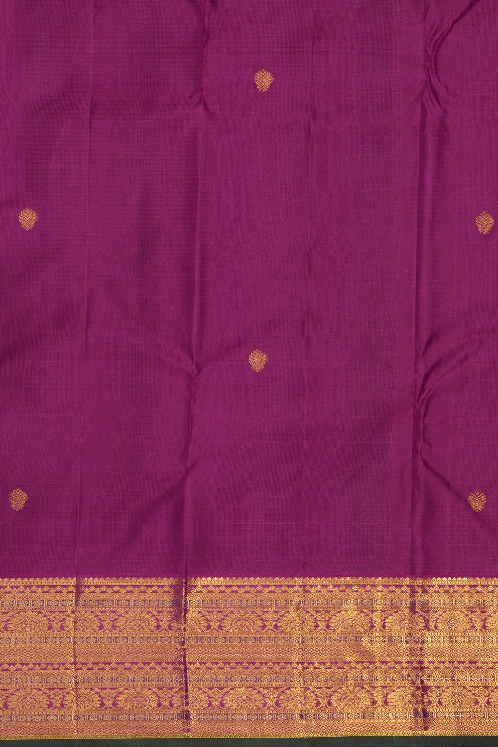 Image of Brown Arani Silk Kattam Saree