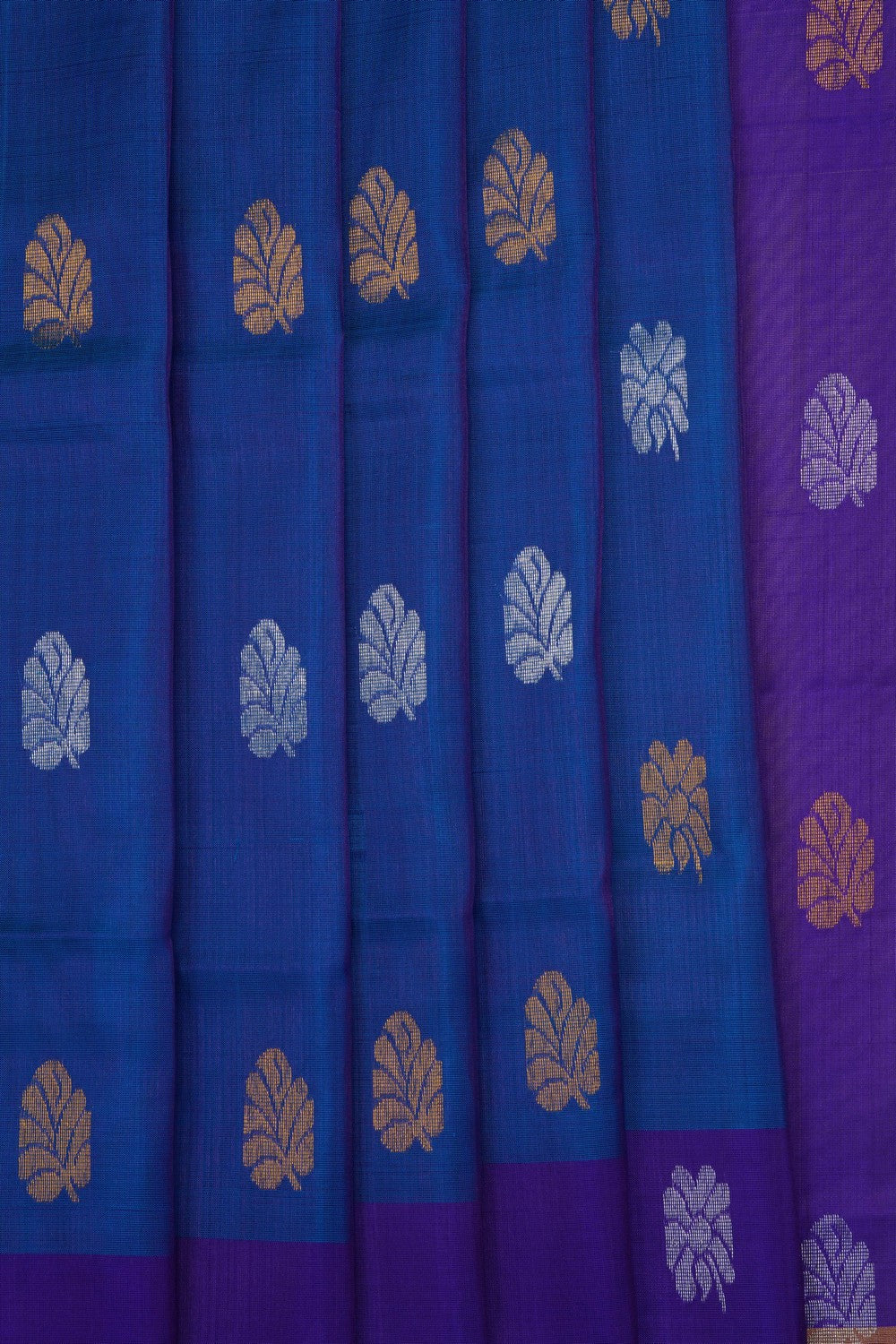 Image of Blue Uppada Silk Saree
