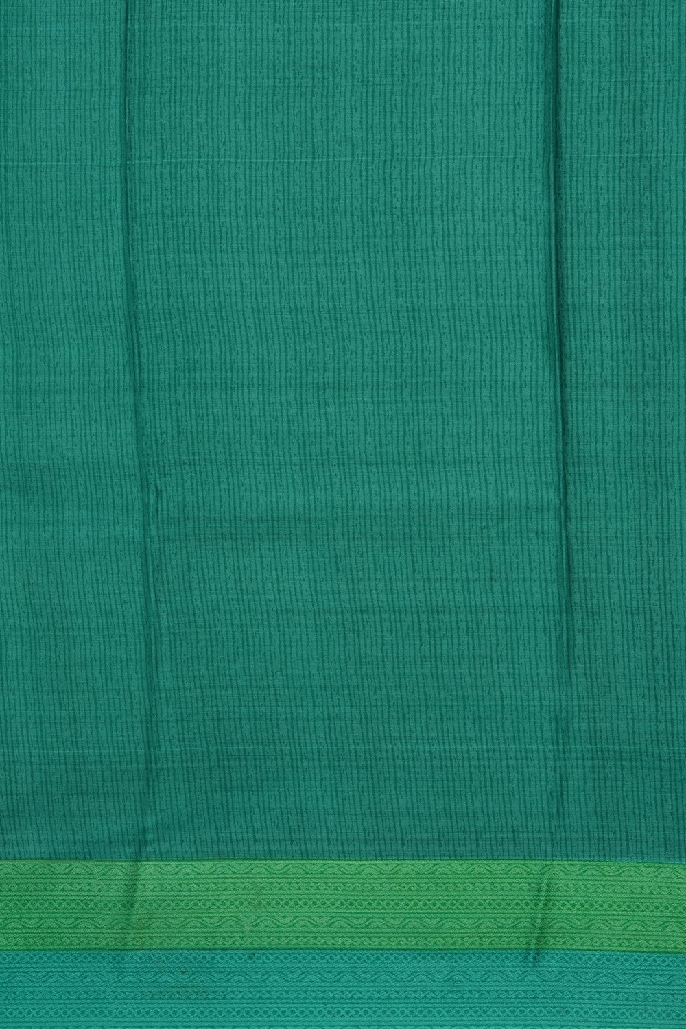 Image of Sea Green Printed Silk Saree