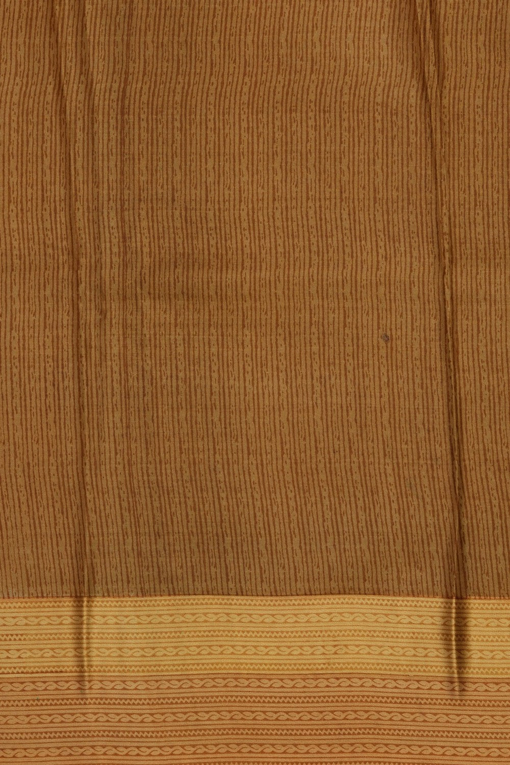 Image of Brown Printed Silk Saree
