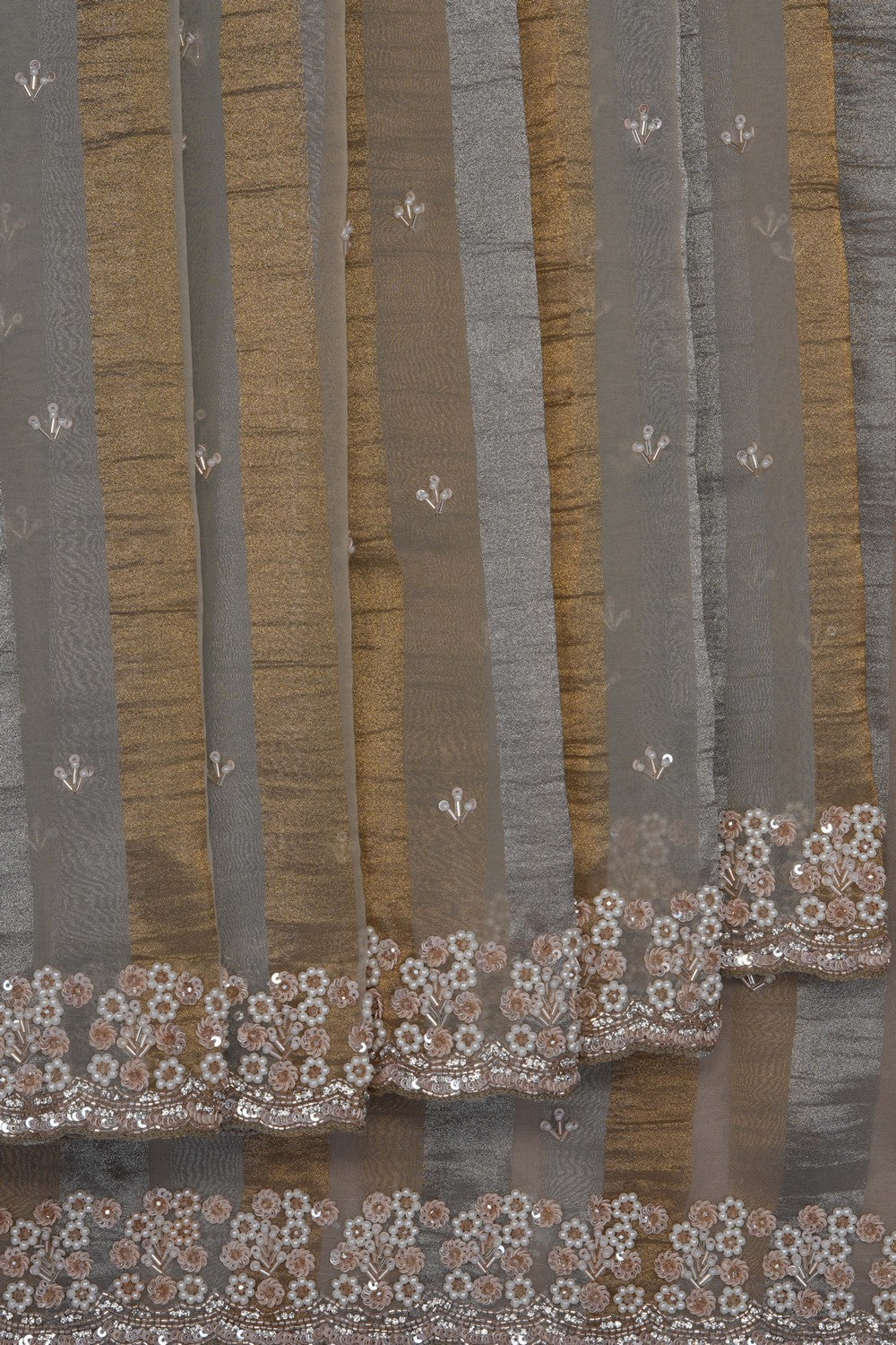 Image of Kora Silk Embroidery Saree
