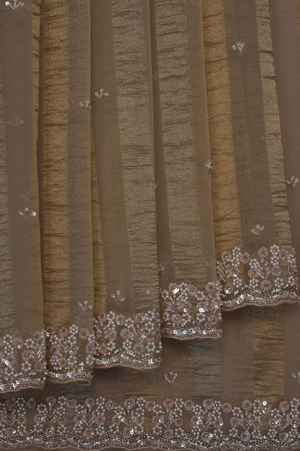 Image of Kora Silk Embroidery Saree