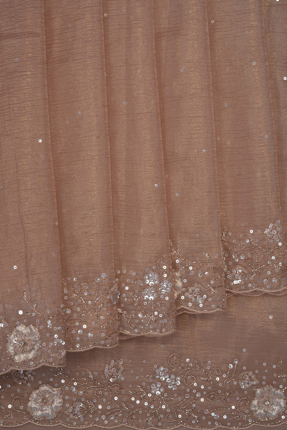 Image of Kora Silk Embroidery Saree