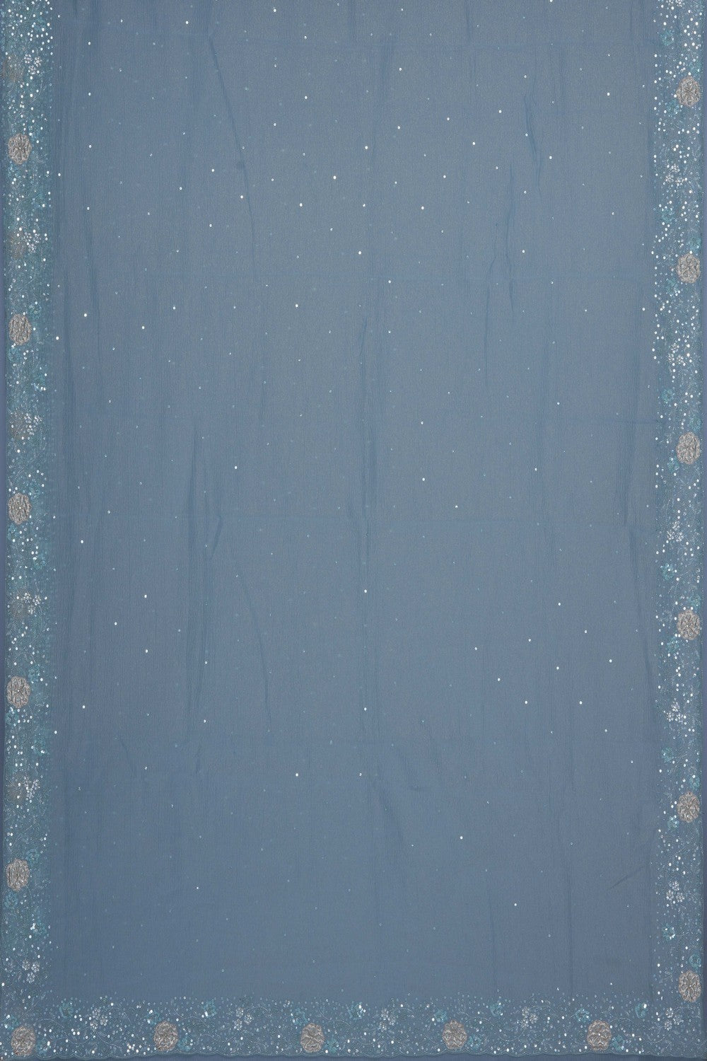Image of Kora Silk Embroidery Saree