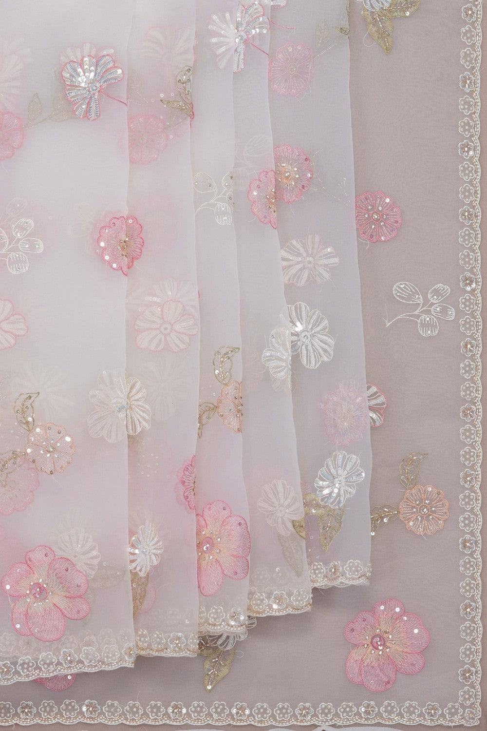 Image of kora-silk-embroidery-saree-p-18940767