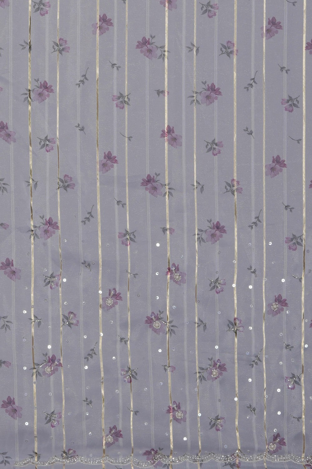 Image of Kora Silk Embroidery Saree