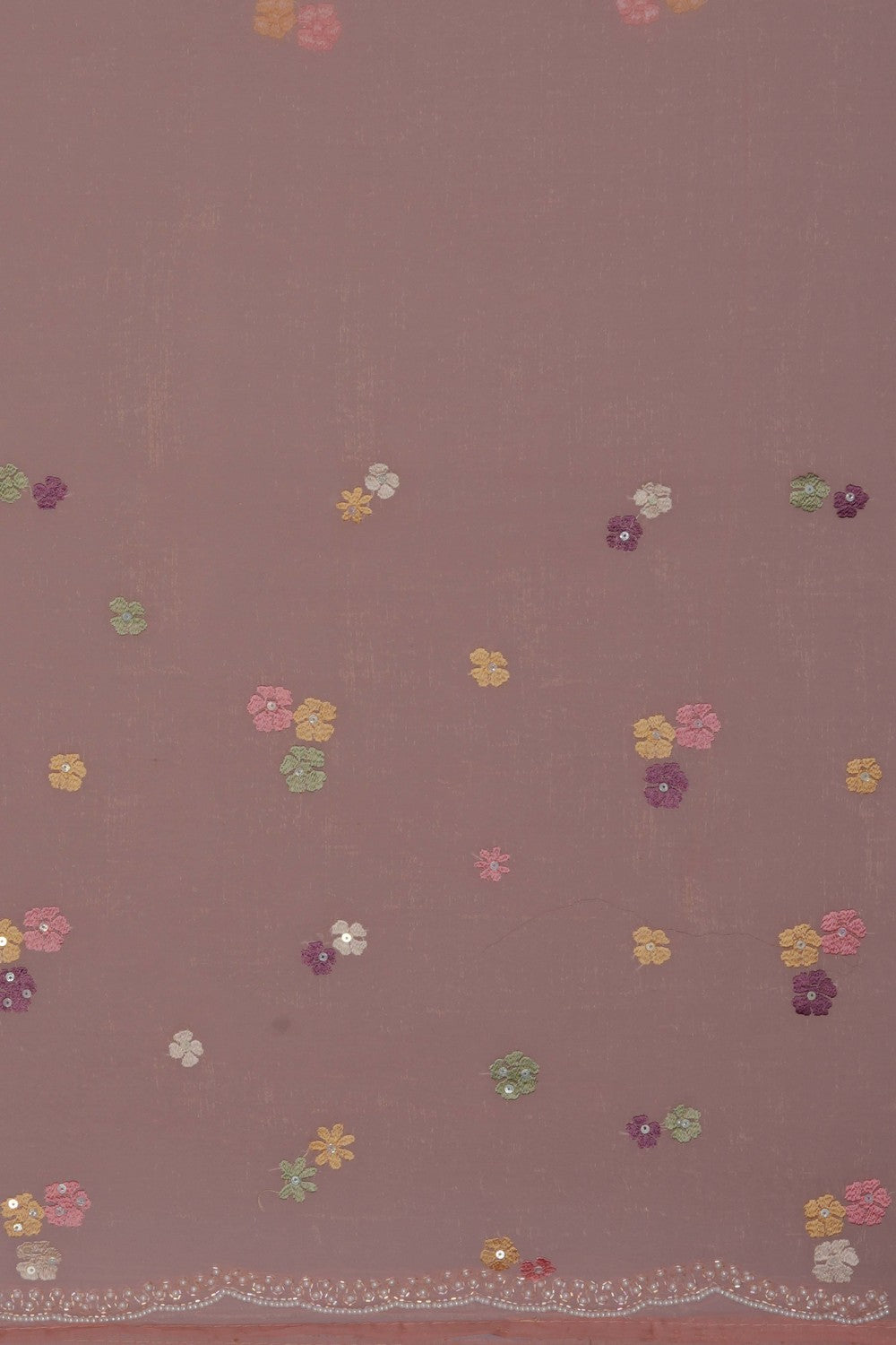 Image of Kora Silk Embroidery Saree