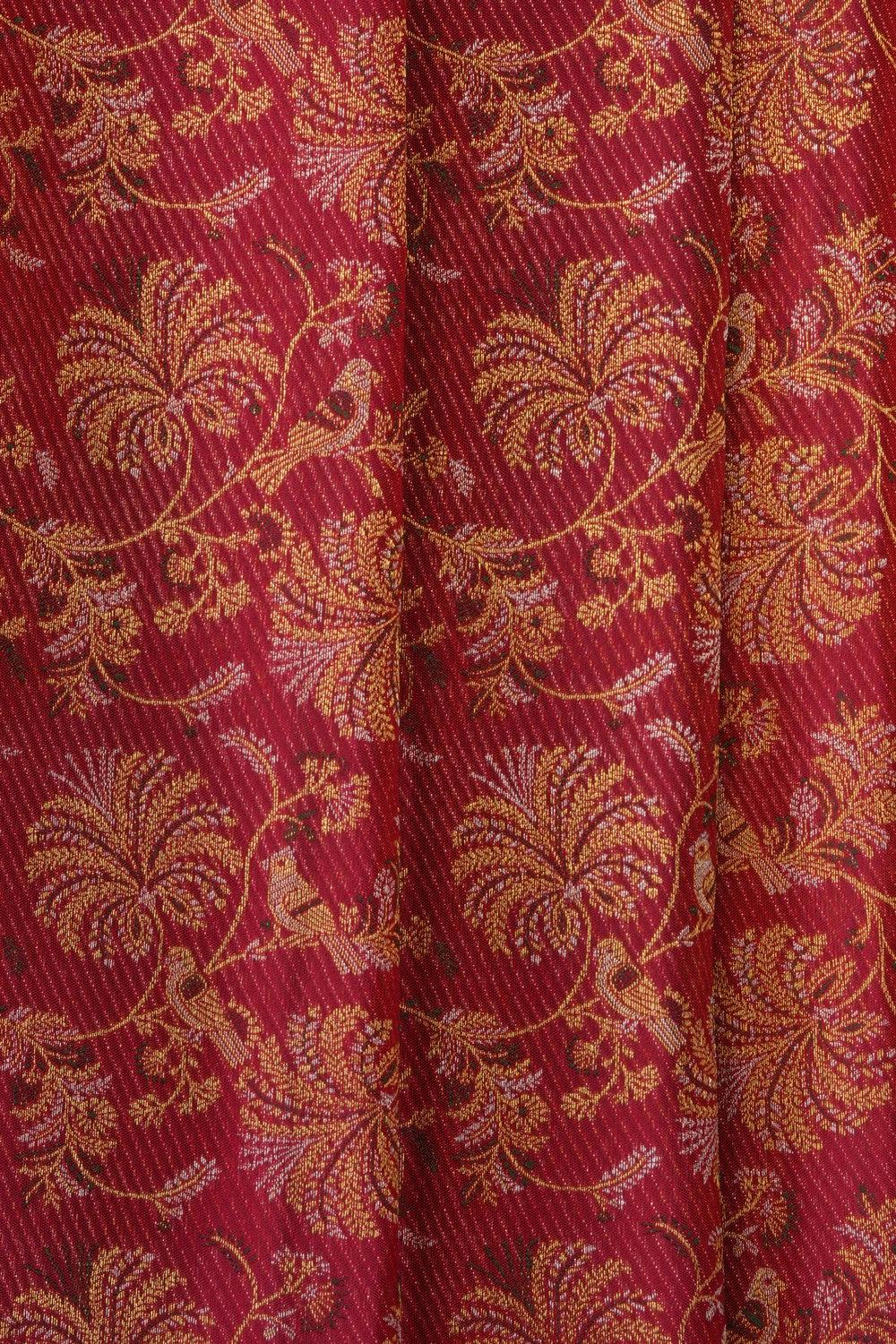 Image of Red Kanchipattu Brocade Saree