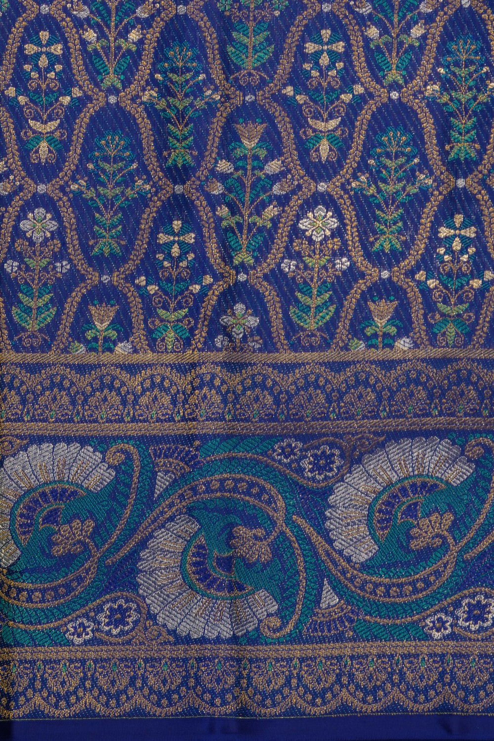 Image of Purple Kanchipattu Brocade Saree