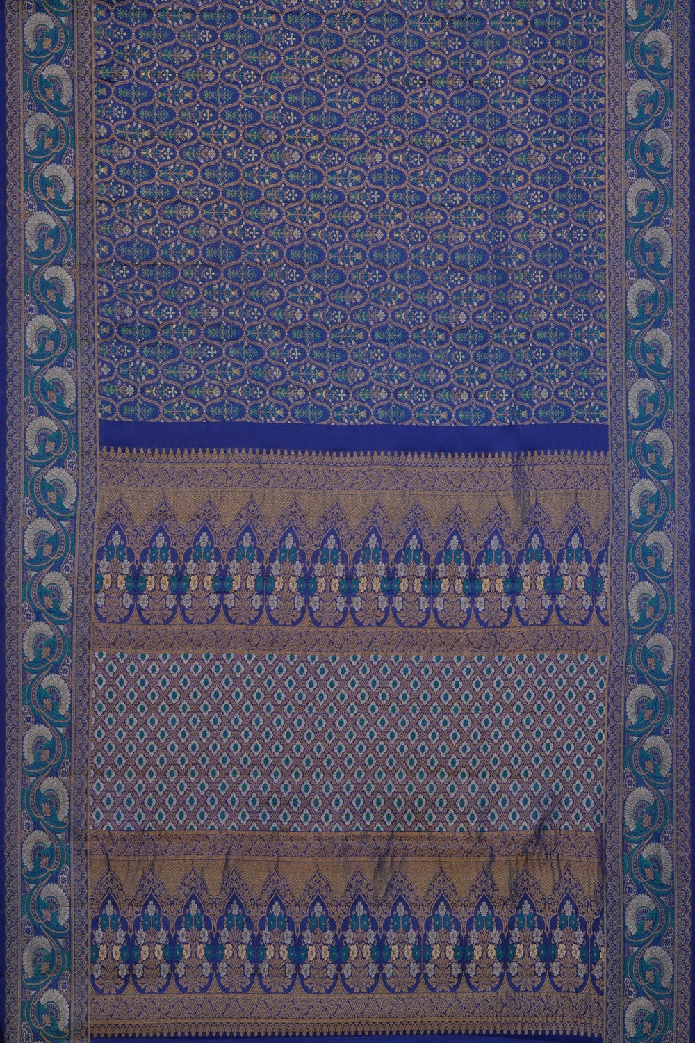 Image of Purple Kanchipattu Brocade Saree