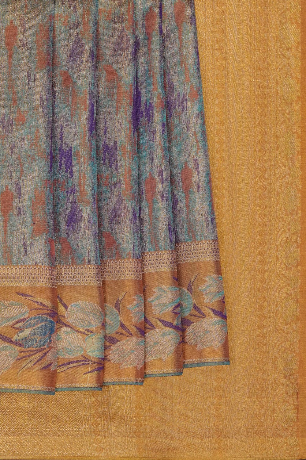 Image of gold-modern-art-kanchipattu-brocade-saree-p-18940790