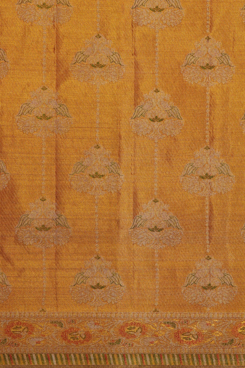 Image of Gold Kanchipattu Brocade Saree