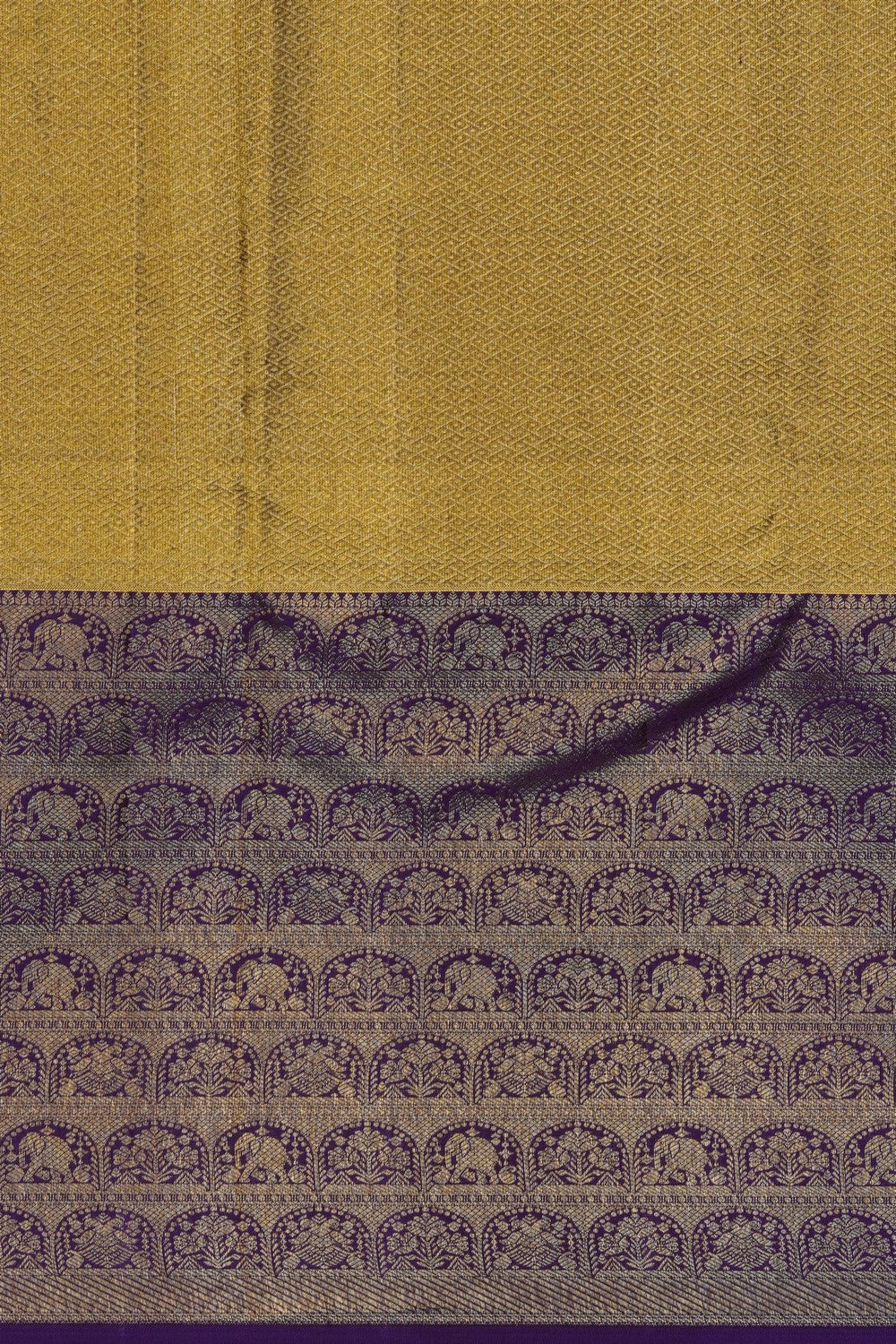 Image of Gold Kanchipattu Brocade Saree