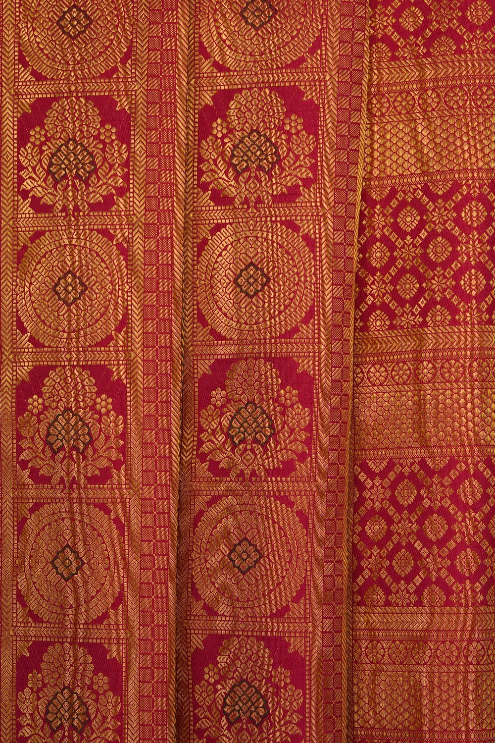 Image of Pink Kanchipattu Brocade Saree
